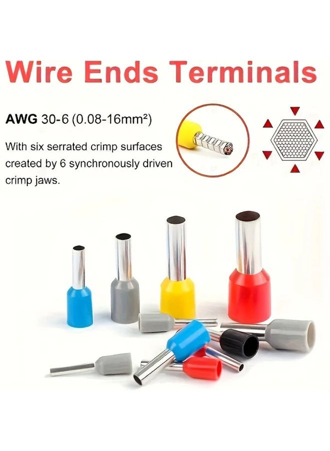 750pcs Terminals with 16 6 Crimping Pliers Electrical Tool Kit for Home DIY Wiring - Image 5